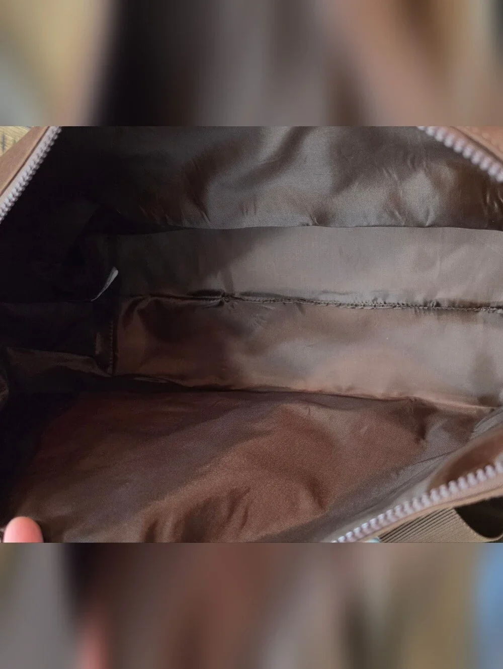 Tommy Bahama Brown Canvas Weekender Bag